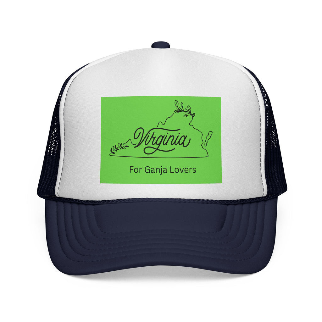 Virginia Trucker Cap – “For Ganja Lovers” Mesh Hat