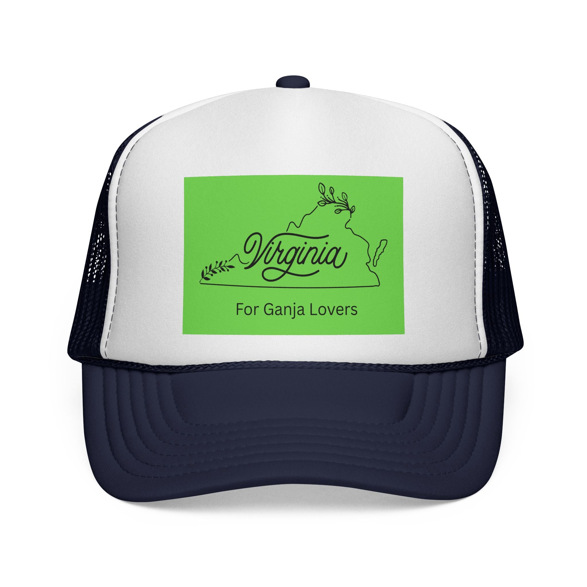 Virginia Trucker Cap – “For Ganja Lovers” Mesh Hat