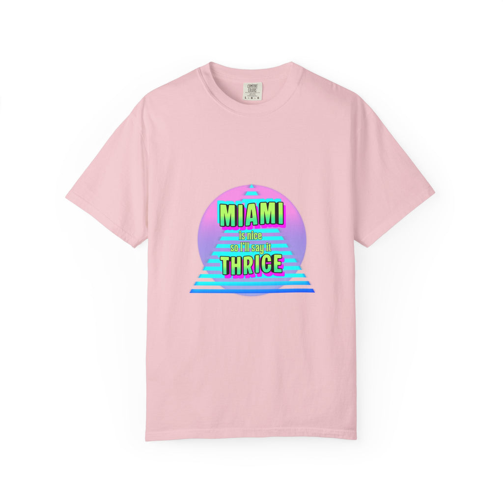 Miami Thrice Retro Sunset T-Shirt