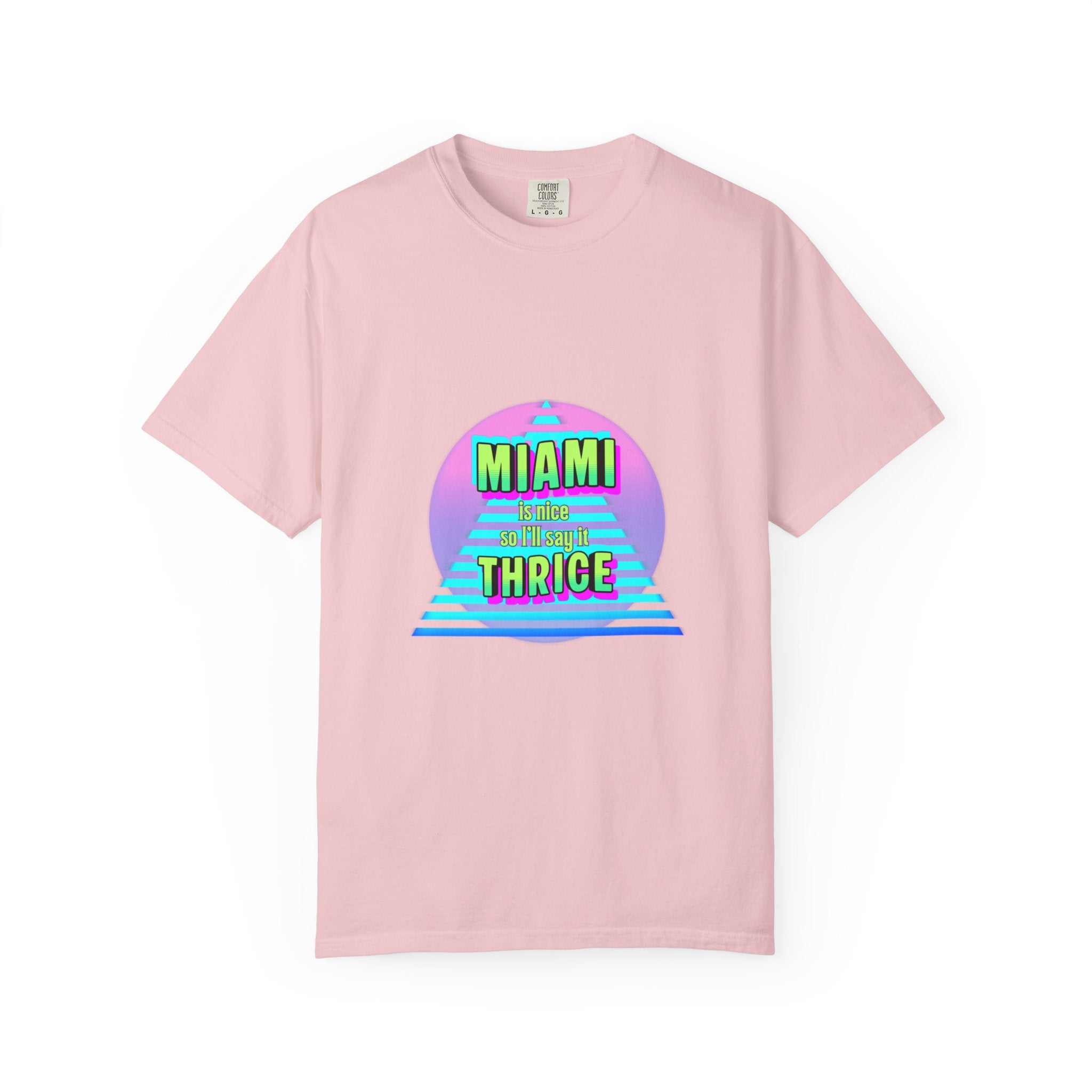 Miami Thrice Retro Sunset T-Shirt