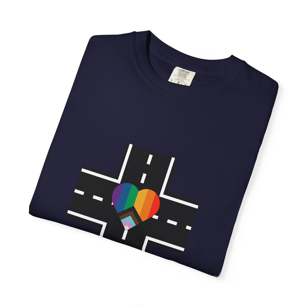 T-shirt in a Rainbow of Colors "I don't go straight, I go gayly forward" LGBTQ+ Pride Gay Lesbian Bisexual shirt WOMAN OWNED BUSINESS