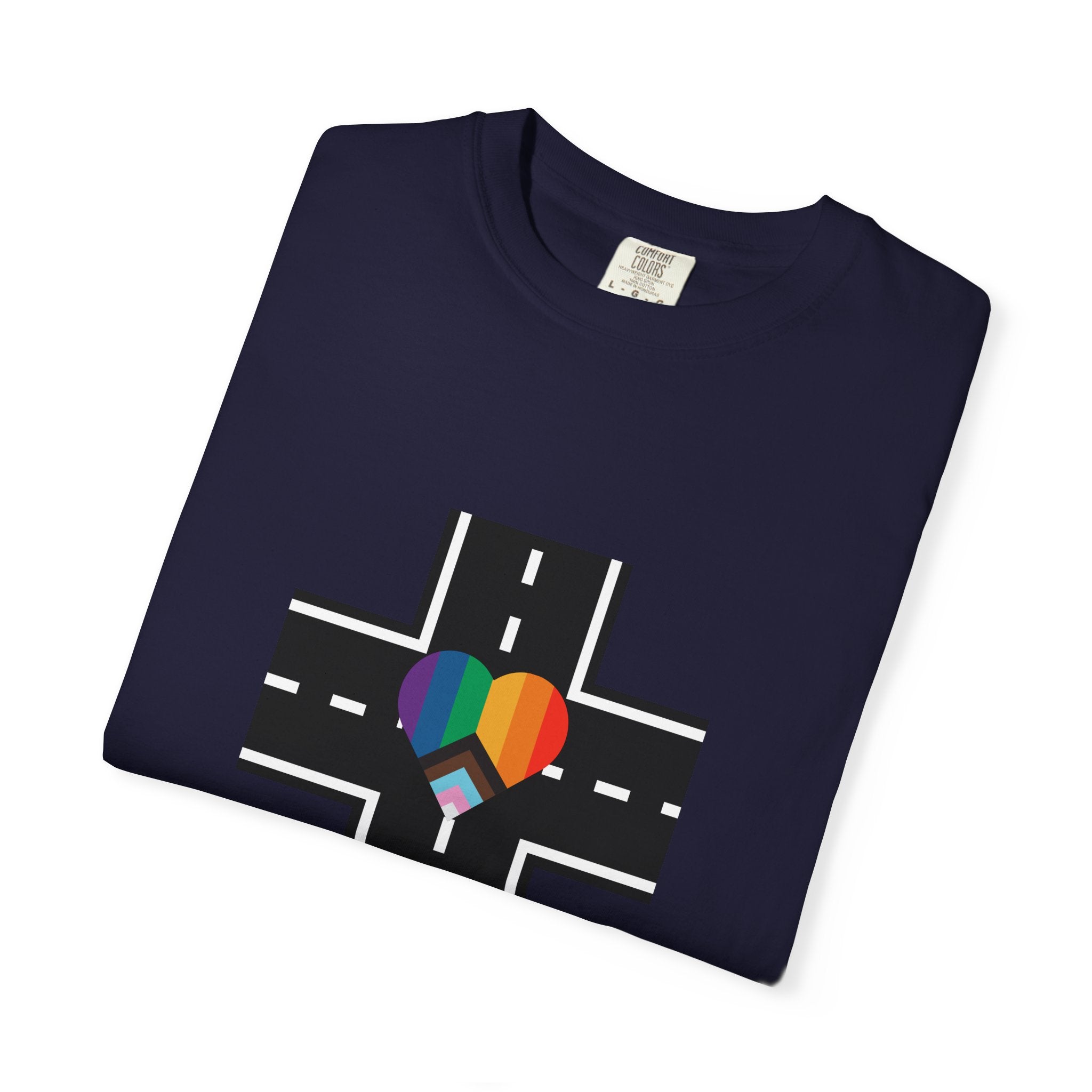 T-shirt in a Rainbow of Colors "I don't go straight, I go gayly forward" LGBTQ+ Pride Gay Lesbian Bisexual shirt WOMAN OWNED BUSINESS