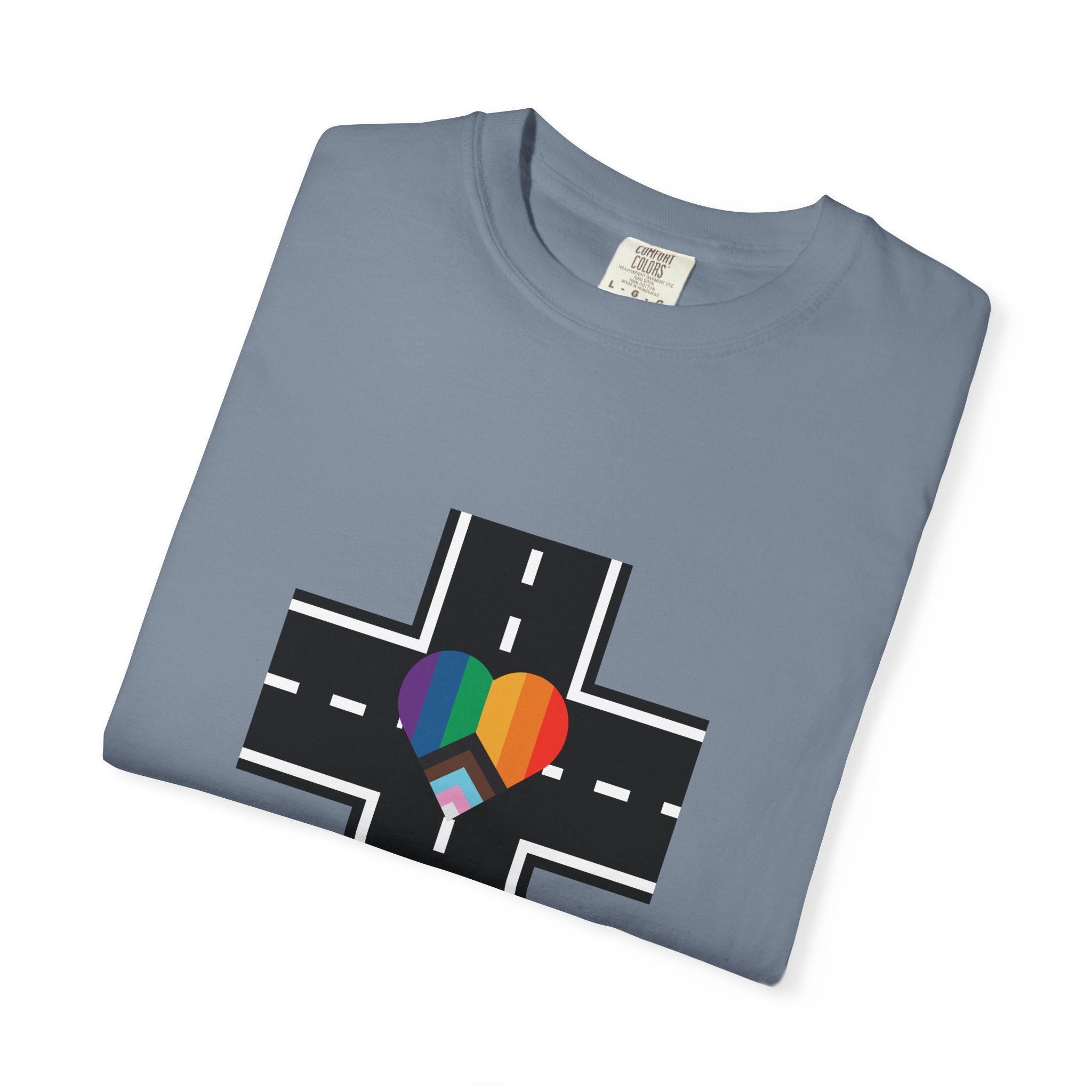 T-shirt in a Rainbow of Colors "I don't go straight, I go gayly forward" LGBTQ+ Pride Gay Lesbian Bisexual shirt WOMAN OWNED BUSINESS