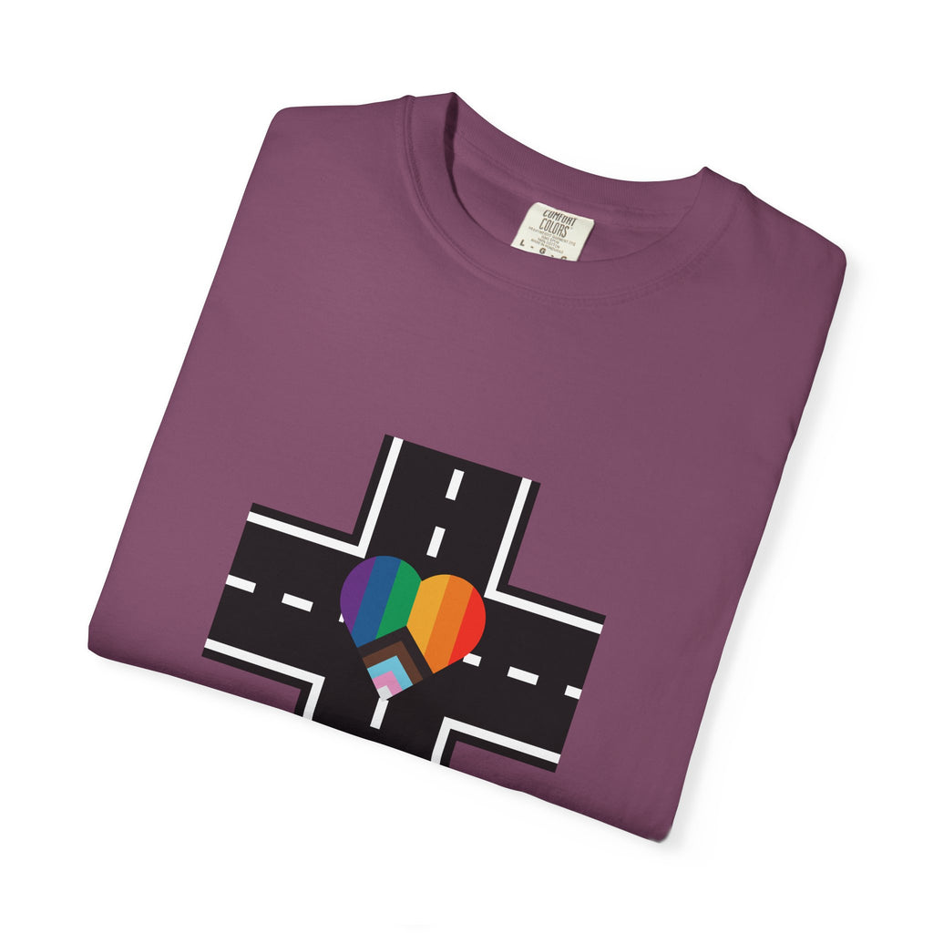 T-shirt in a Rainbow of Colors "I don't go straight, I go gayly forward" LGBTQ+ Pride Gay Lesbian Bisexual shirt WOMAN OWNED BUSINESS