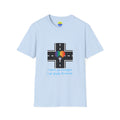 T-Shirt Declaring a Direction — “I Don’t Go Straight, I Go Gayly Forward” Rainbow Road Tee WOMAN OWNED BUSINESS LGBTQ design