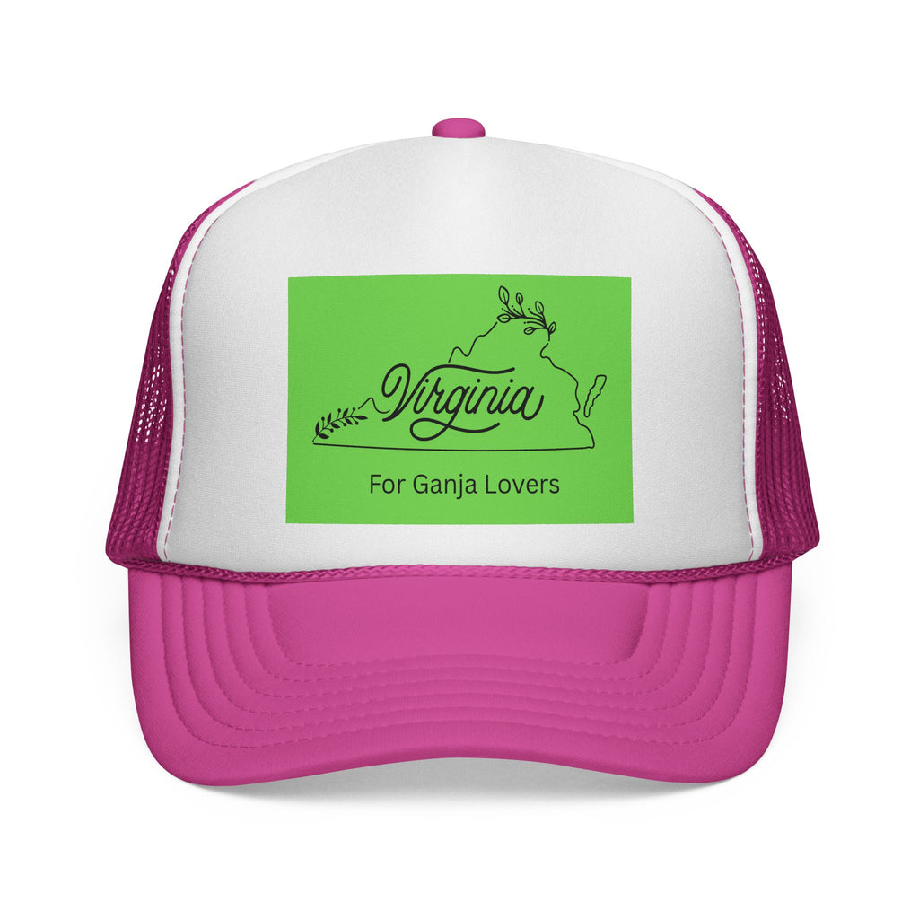 Virginia Trucker Cap – “For Ganja Lovers” Mesh Hat