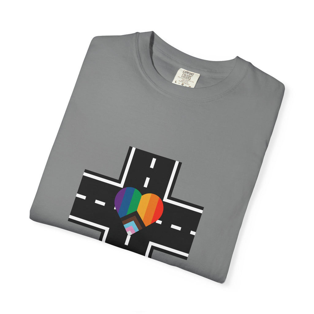 T-shirt in a Rainbow of Colors "I don't go straight, I go gayly forward" LGBTQ+ Pride Gay Lesbian Bisexual shirt WOMAN OWNED BUSINESS