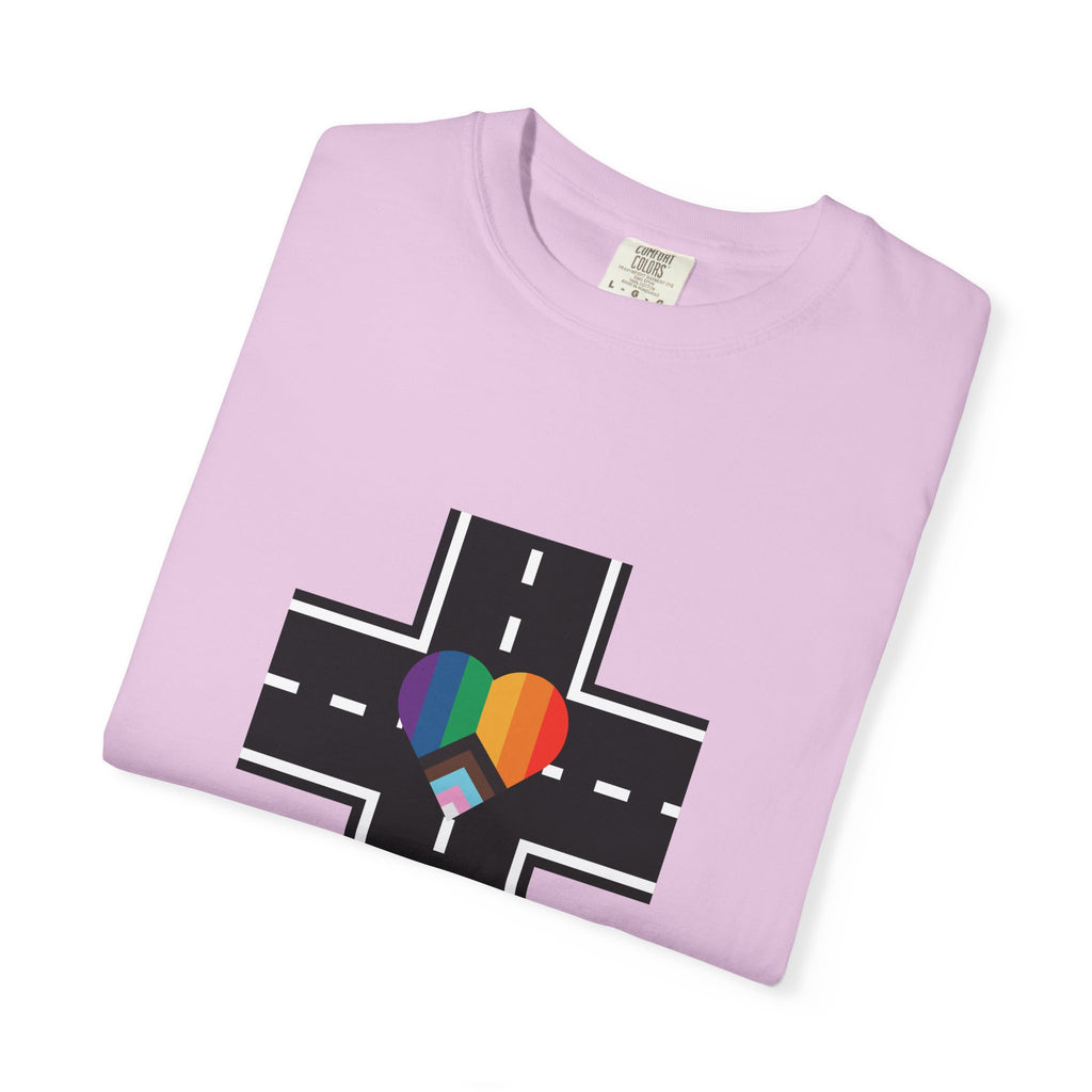 T-shirt in a Rainbow of Colors "I don't go straight, I go gayly forward" LGBTQ+ Pride Gay Lesbian Bisexual shirt WOMAN OWNED BUSINESS