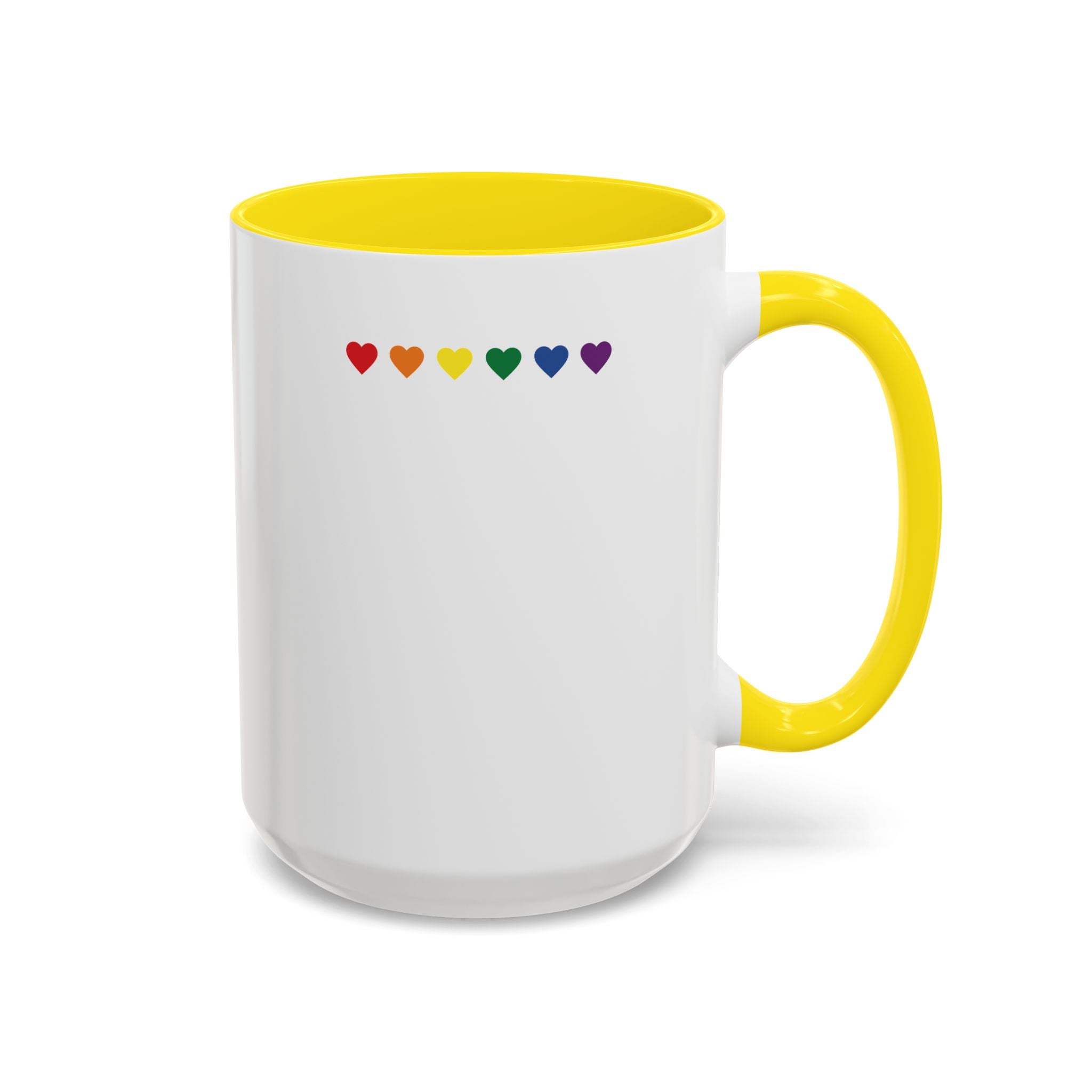I Don't Go Straight, I Go Gayly Forward Mug in 2 sizes w/ Customizable Colors - LGBTQIA+ Pride Coffee Mug (11, 15oz) WOMEN OWNED BUSINESS Pride Month Love is Love & Love is Greater than Hate Equality