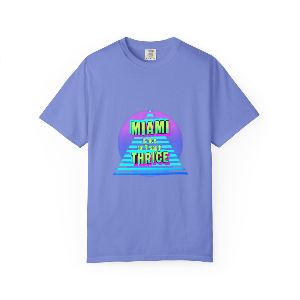 Miami Thrice Retro Sunset T-Shirt