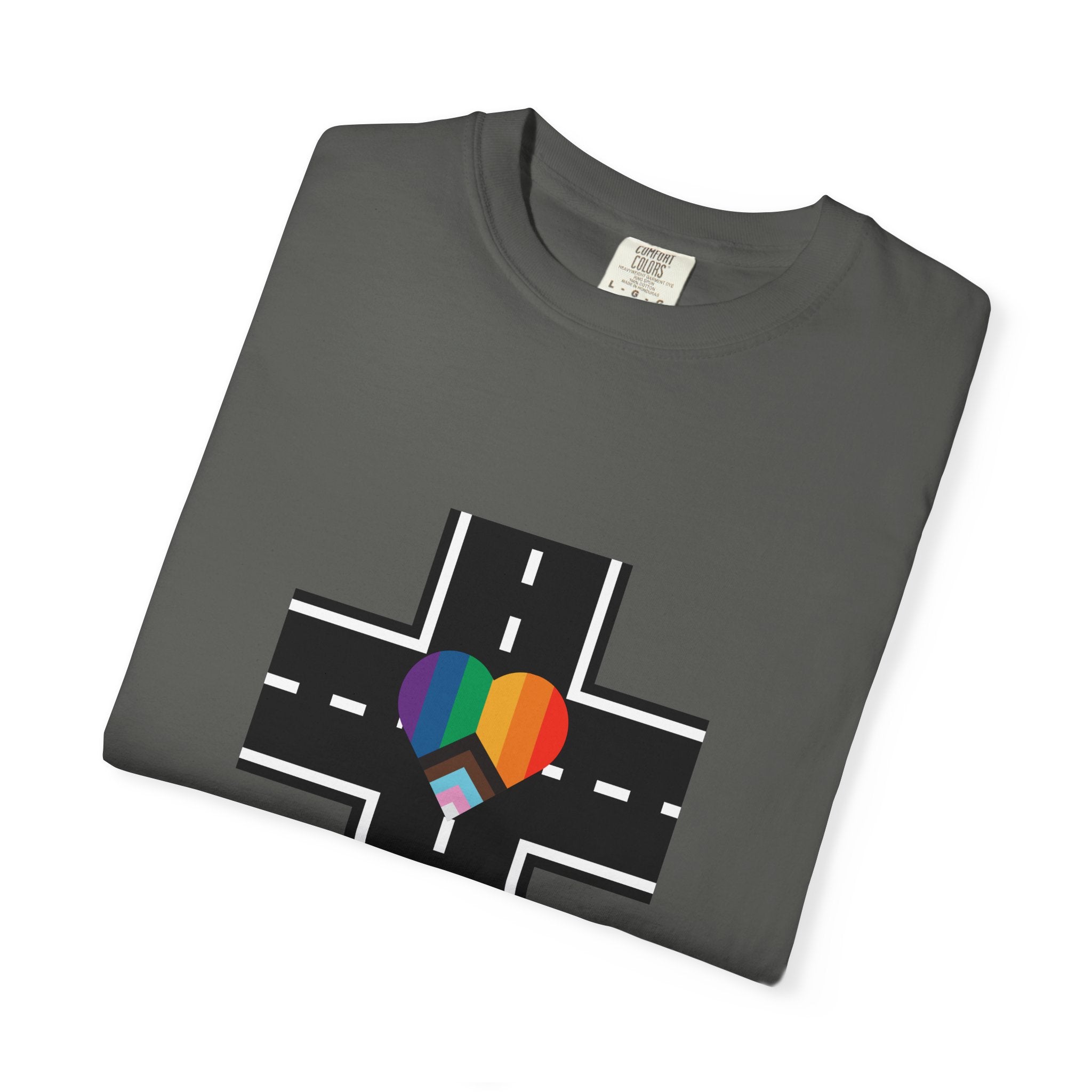 T-shirt in a Rainbow of Colors "I don't go straight, I go gayly forward" LGBTQ+ Pride Gay Lesbian Bisexual shirt WOMAN OWNED BUSINESS