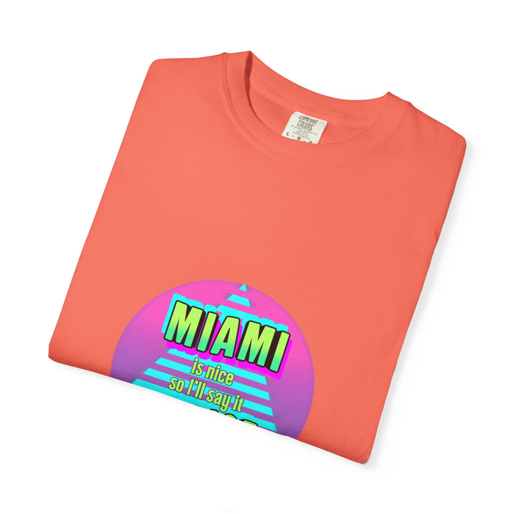 Miami Thrice Retro Sunset T-Shirt
