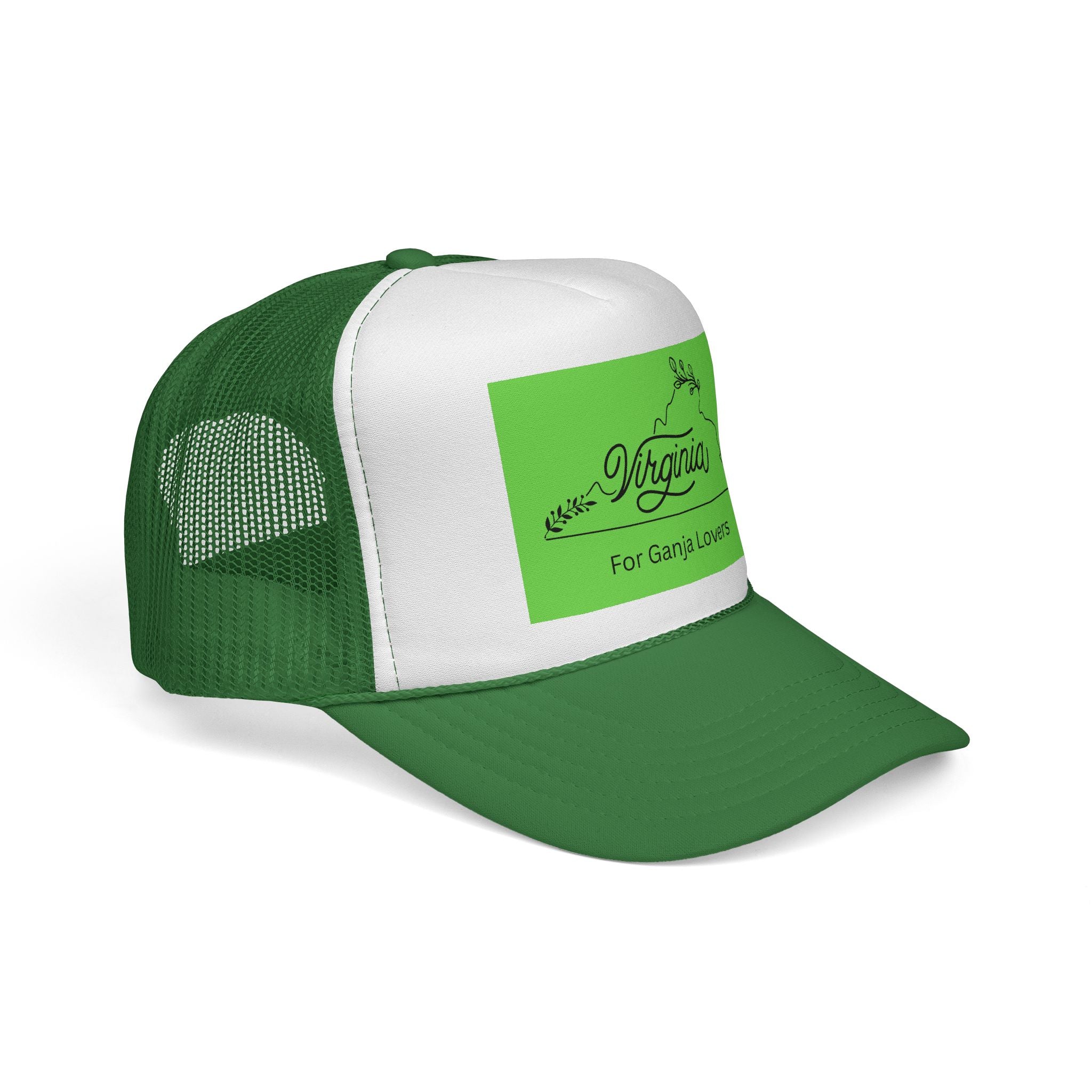 Virginia Trucker Cap – “For Ganja Lovers” Mesh Hat