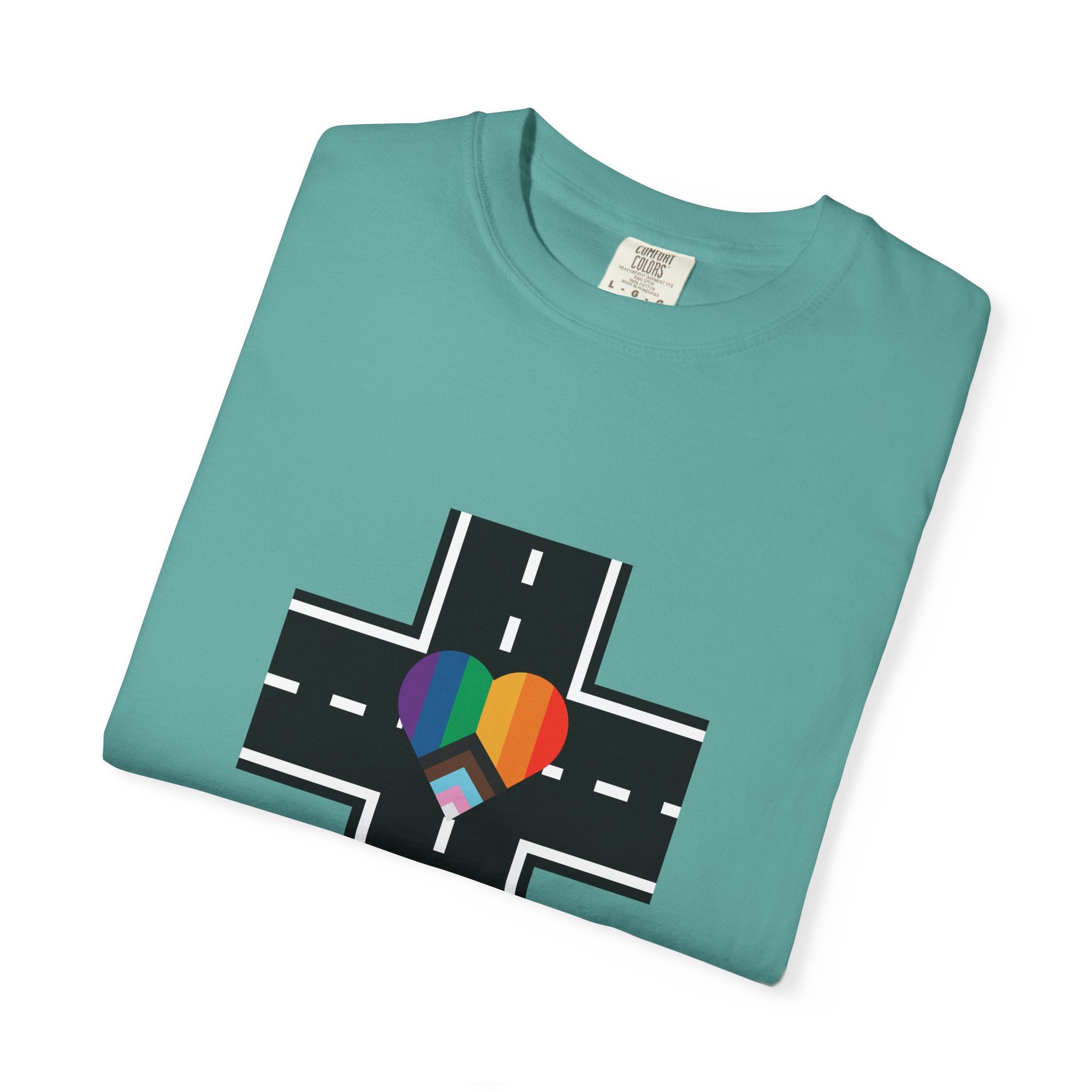 T-shirt in a Rainbow of Colors "I don't go straight, I go gayly forward" LGBTQ+ Pride Gay Lesbian Bisexual shirt WOMAN OWNED BUSINESS