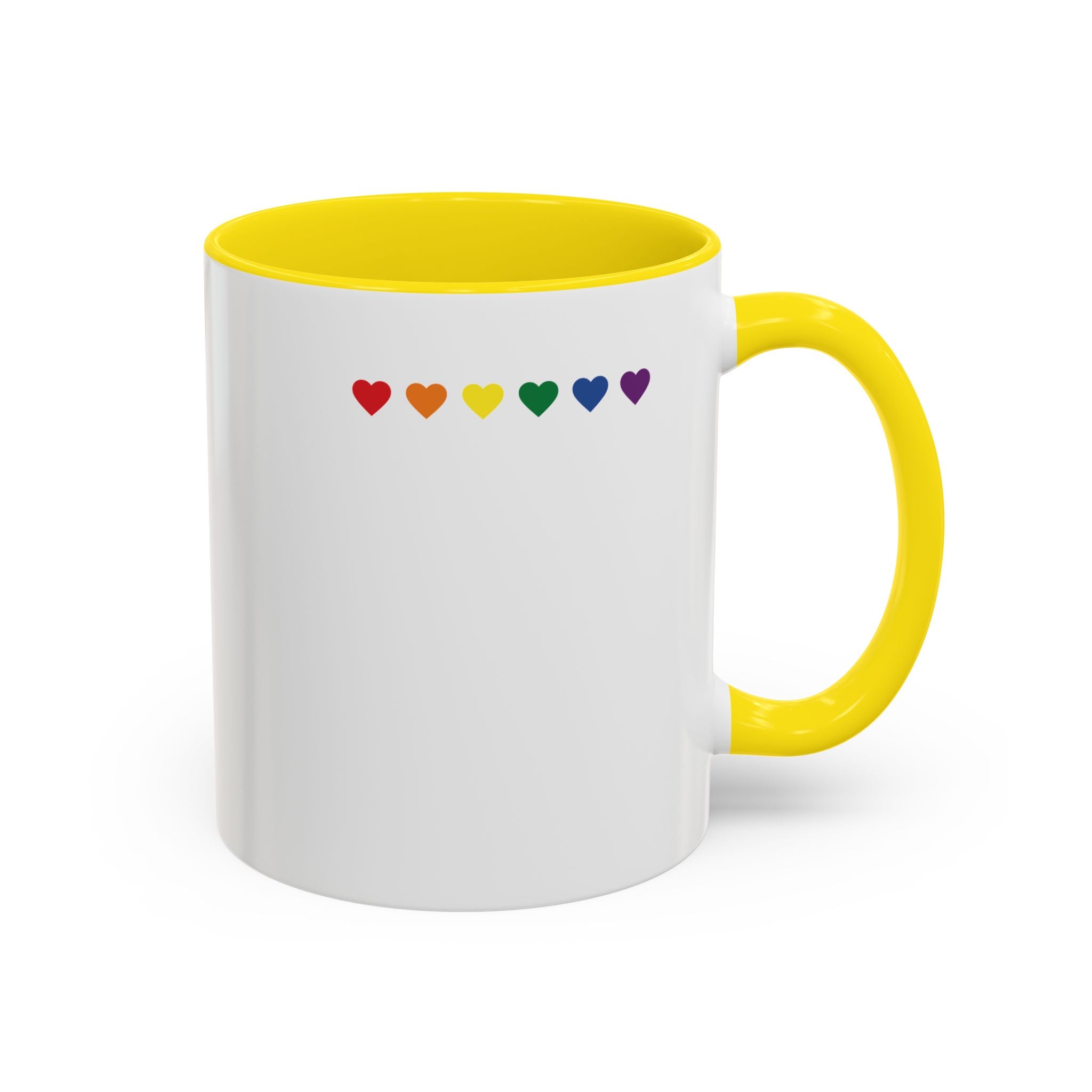 I Don't Go Straight, I Go Gayly Forward Mug in 2 sizes w/ Customizable Colors - LGBTQIA+ Pride Coffee Mug (11, 15oz) WOMEN OWNED BUSINESS Pride Month Love is Love & Love is Greater than Hate Equality
