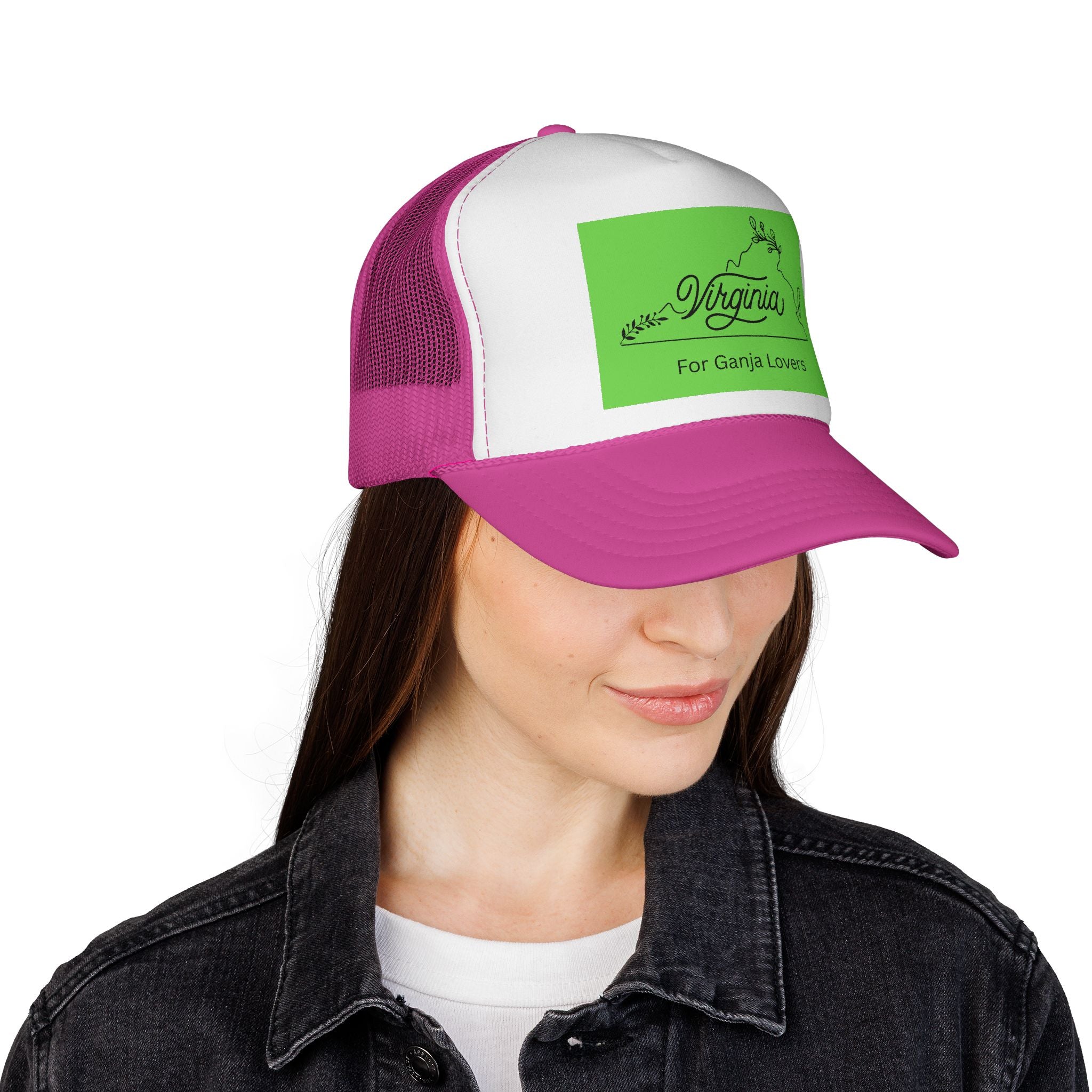 Virginia Trucker Cap – “For Ganja Lovers” Mesh Hat