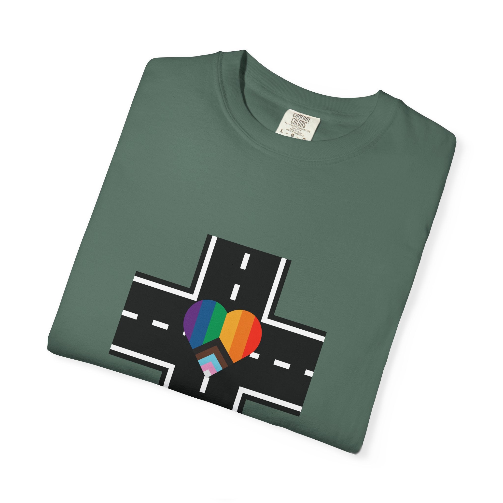 T-shirt in a Rainbow of Colors "I don't go straight, I go gayly forward" LGBTQ+ Pride Gay Lesbian Bisexual shirt WOMAN OWNED BUSINESS
