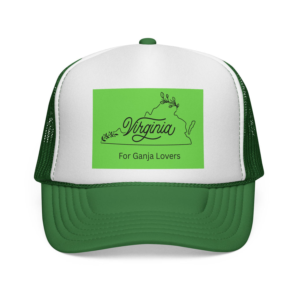 Virginia Trucker Cap – “For Ganja Lovers” Mesh Hat
