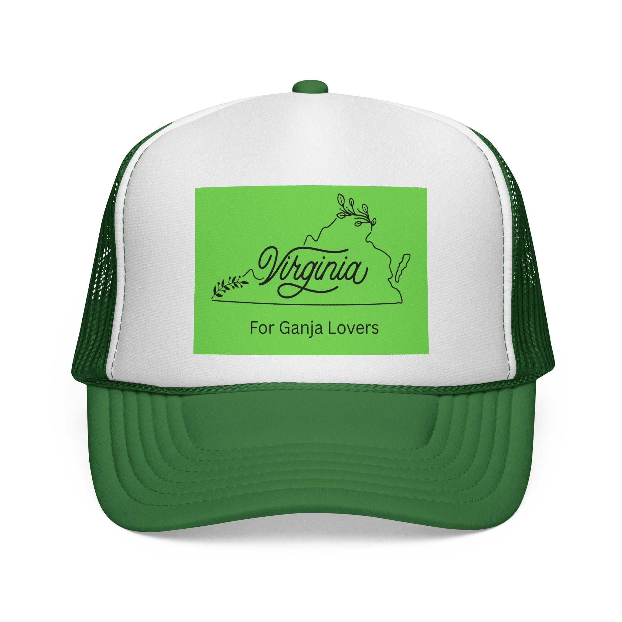 Virginia Trucker Cap – “For Ganja Lovers” Mesh Hat