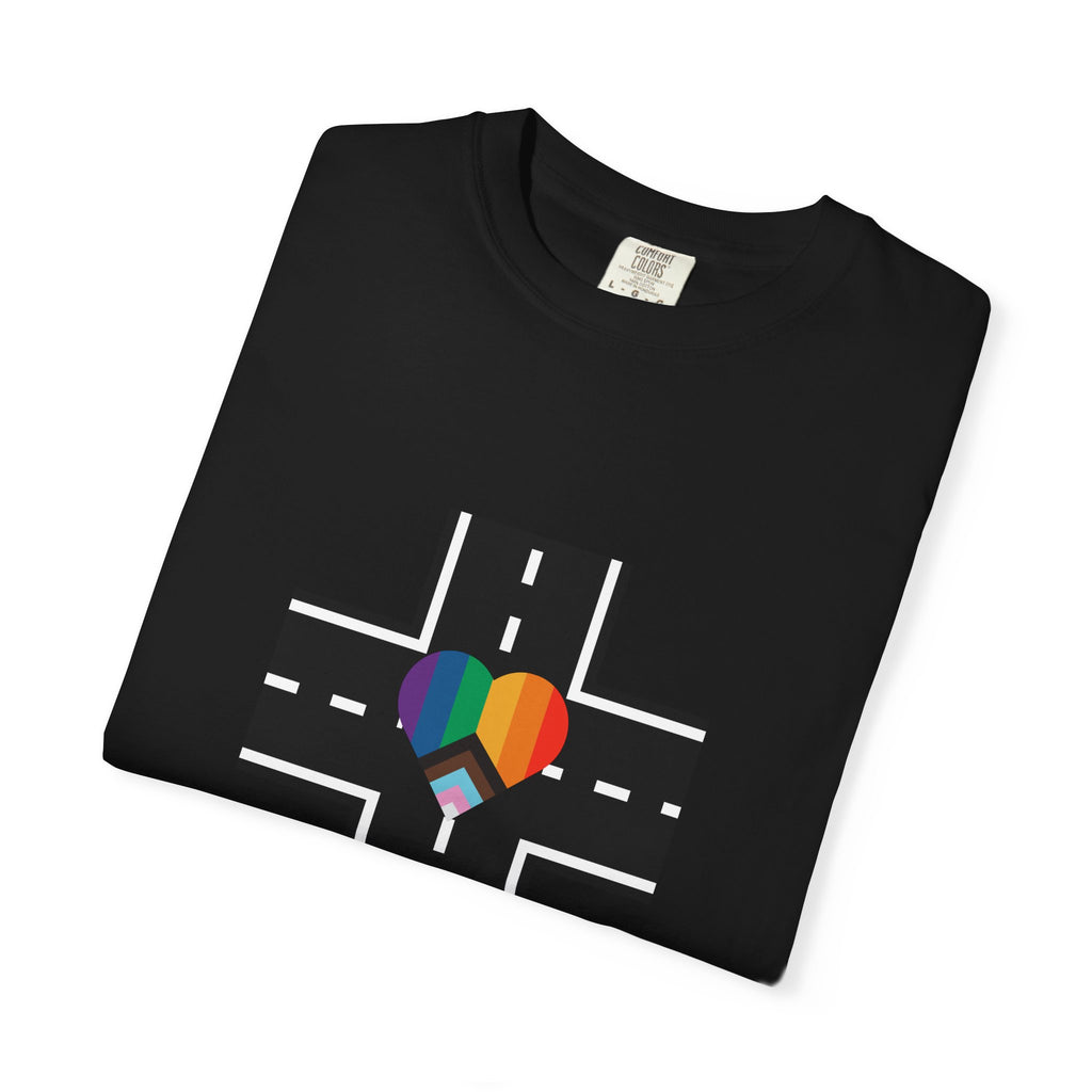 T-shirt in a Rainbow of Colors "I don't go straight, I go gayly forward" LGBTQ+ Pride Gay Lesbian Bisexual shirt WOMAN OWNED BUSINESS