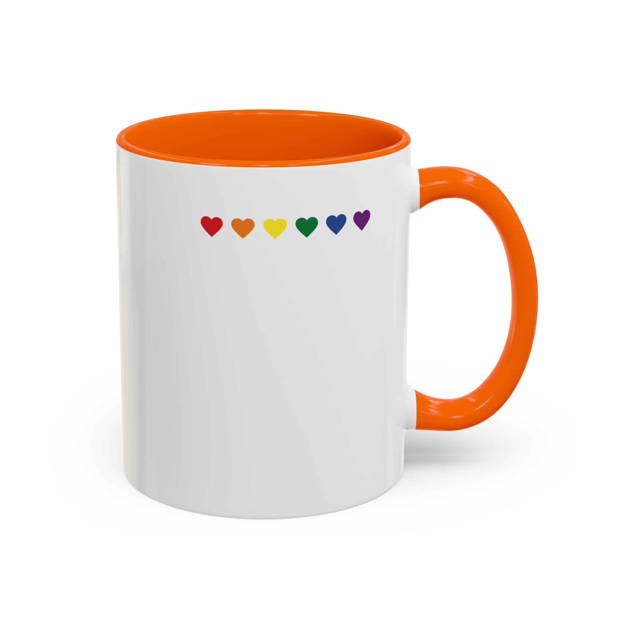 I Don't Go Straight, I Go Gayly Forward Mug in 2 sizes w/ Customizable Colors - LGBTQIA+ Pride Coffee Mug (11, 15oz) WOMEN OWNED BUSINESS Pride Month Love is Love & Love is Greater than Hate Equality