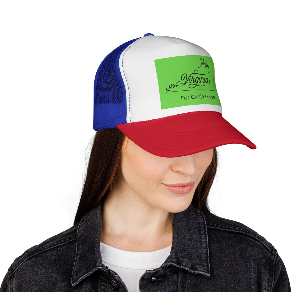 Virginia Trucker Cap – “For Ganja Lovers” Mesh Hat