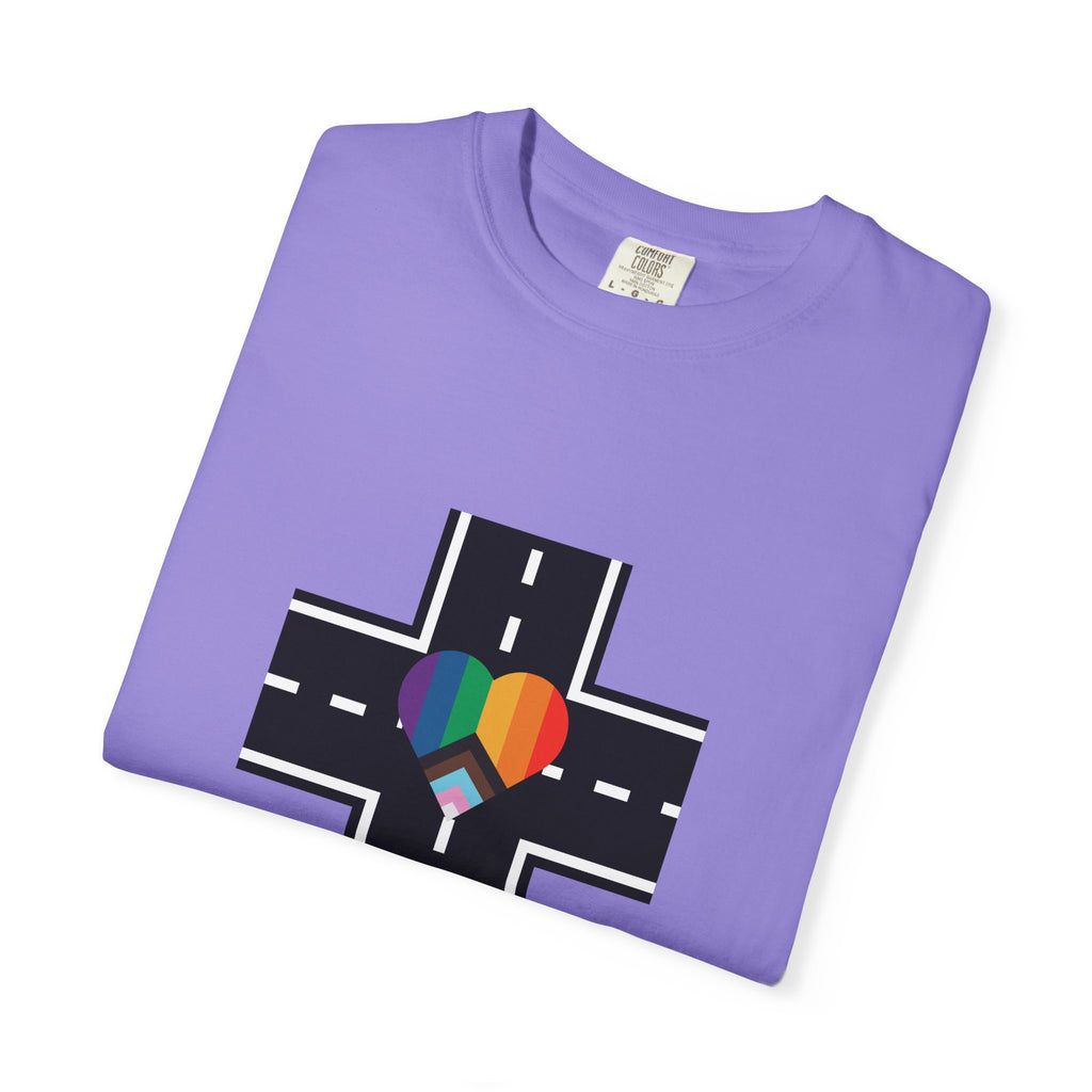 T-shirt in a Rainbow of Colors "I don't go straight, I go gayly forward" LGBTQ+ Pride Gay Lesbian Bisexual shirt WOMAN OWNED BUSINESS