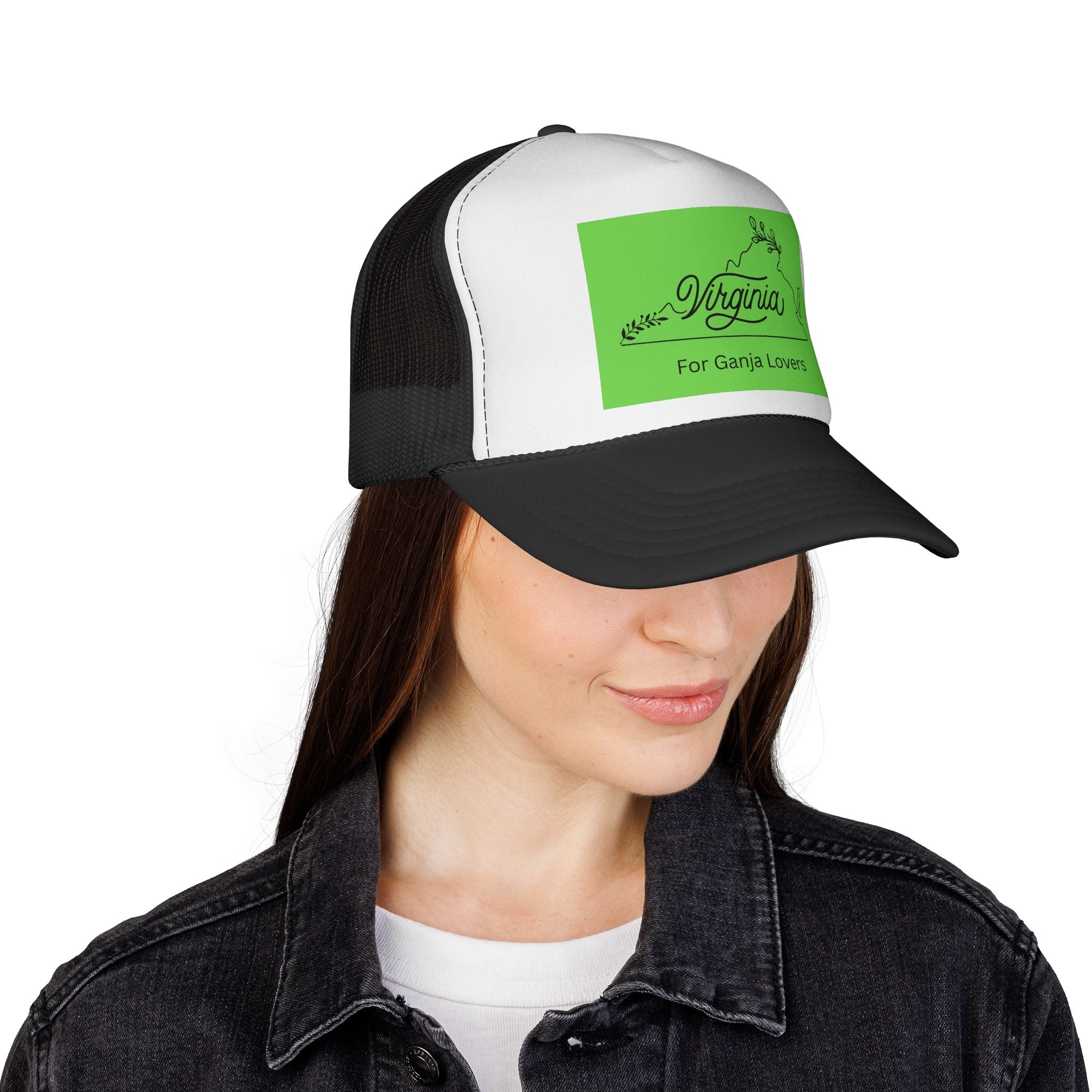 Virginia Trucker Cap – “For Ganja Lovers” Mesh Hat