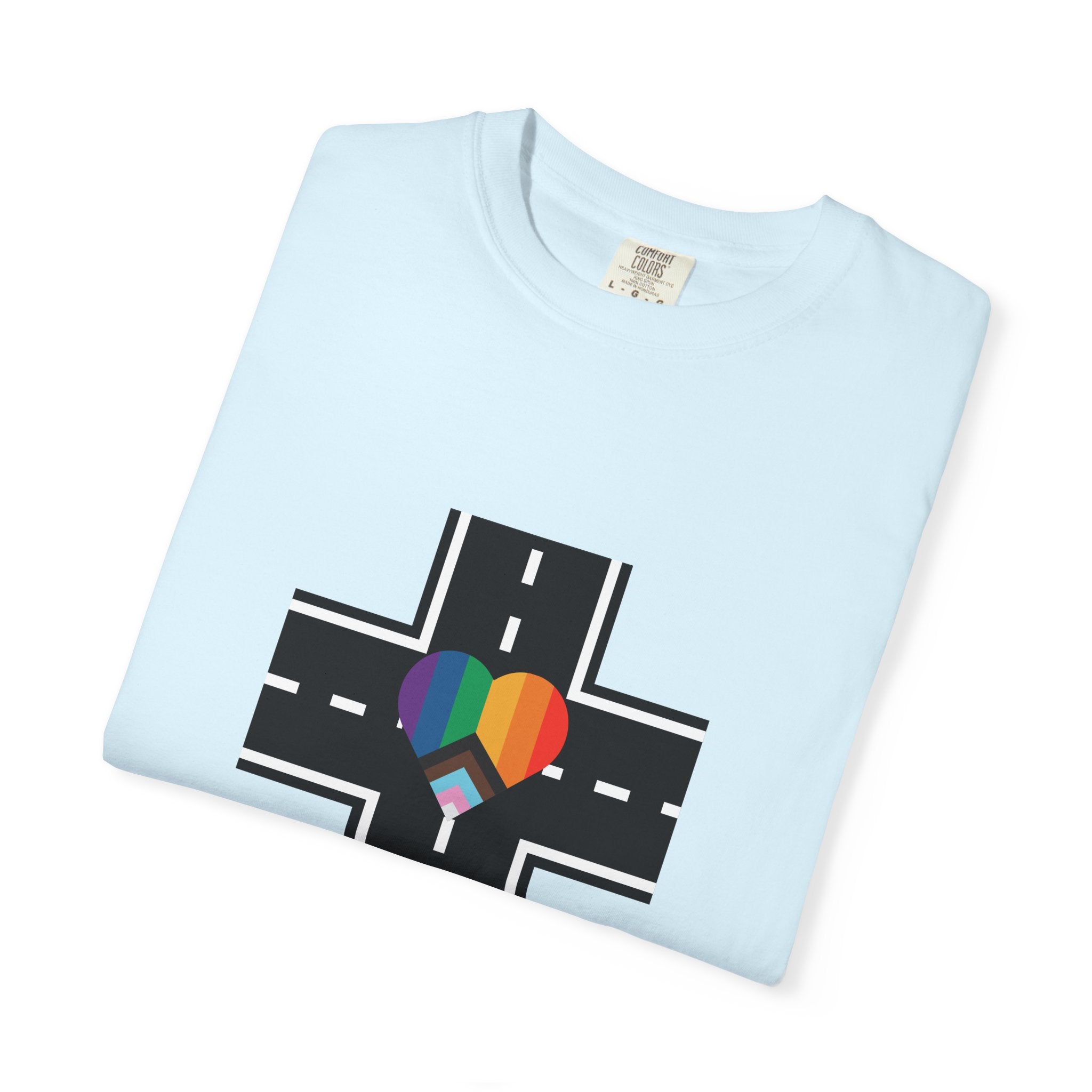 T-shirt in a Rainbow of Colors "I don't go straight, I go gayly forward" LGBTQ+ Pride Gay Lesbian Bisexual shirt WOMAN OWNED BUSINESS